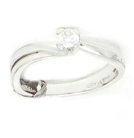Ringe Salvini Dame Simply Classic in Gold Diamante 0.16 Ct 20011332-15 - 20011332-15